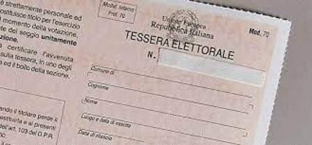 Unioni. Eletzionis polìticas de su 25 de cabudanni de su 2022: avisu a is eletoris po ndi arretirai sa tèssera eletorali