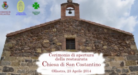 Cerimonia di apertura della restaurata CHIESA DI SAN COSTANTINO